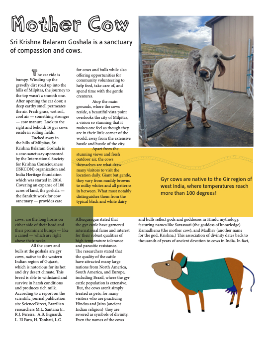 Article by Anoushka Dugar